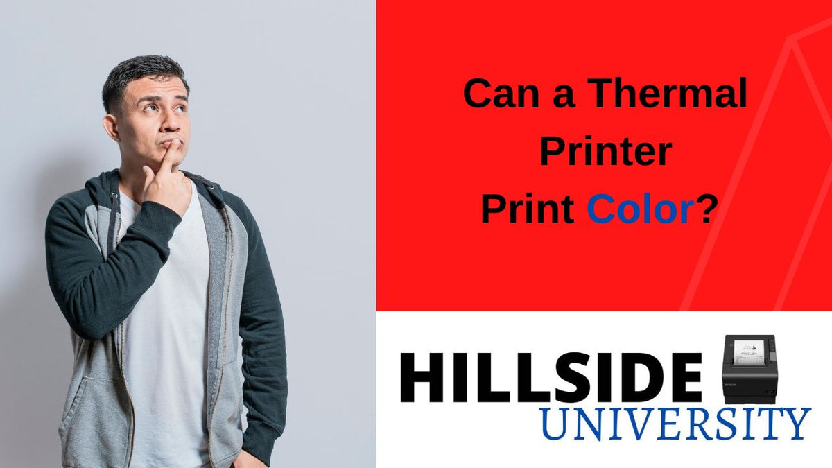 Can a Thermal Printer Print Color?