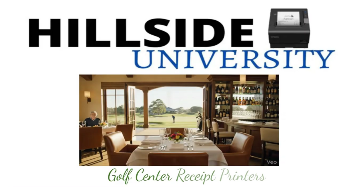 Golf Center Receipt Printers (Video)