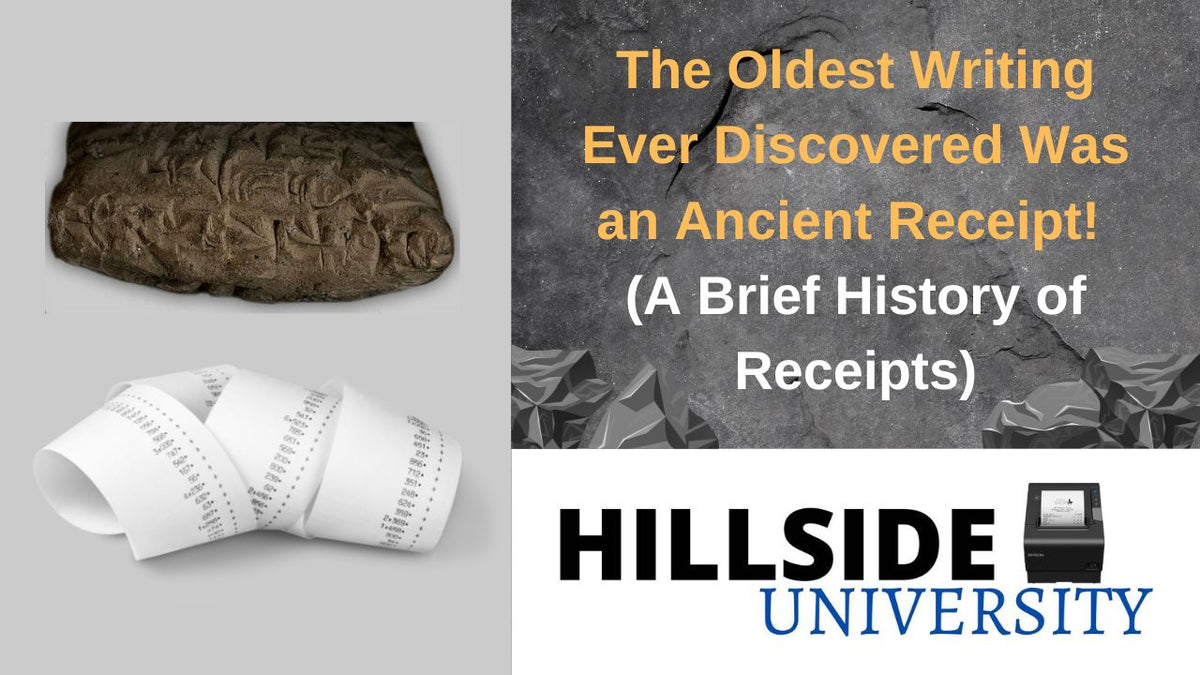 The Oldest Writing Ever Discovered Was an Ancient Receipt! (A Brief History of Receipts)