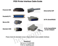 POS Printer Interface Cable Guide by HEC